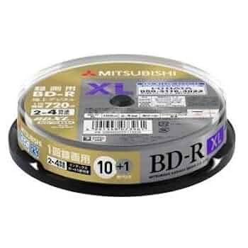 Amazon.co.jp: 三菱ケミカルメディア VBR520YP11SD5 録画用BD